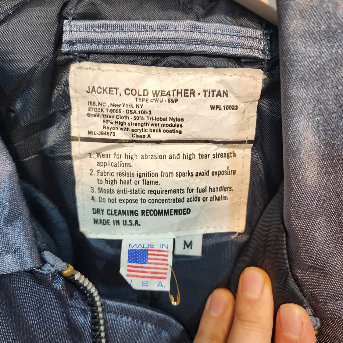 미군복 CWU-55/p 점퍼 상품이미지3