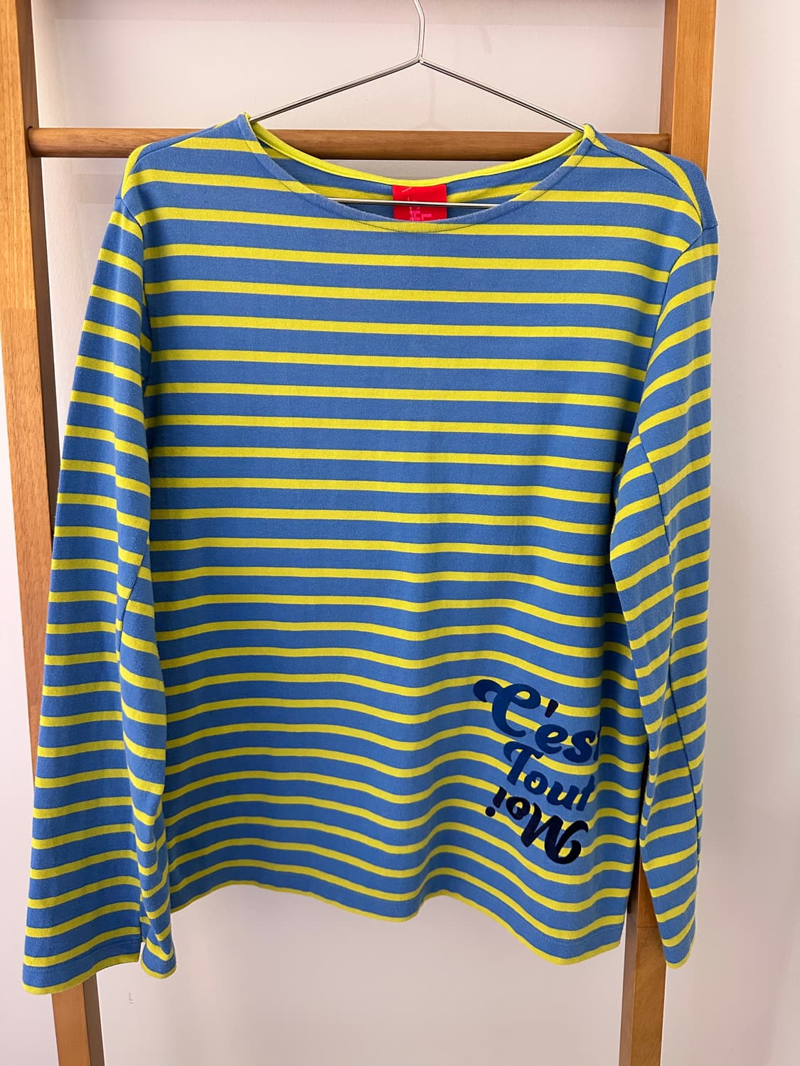 럭키슈에뜨 스트라이프 면 티셔츠(사이즈38) 상품이미지1