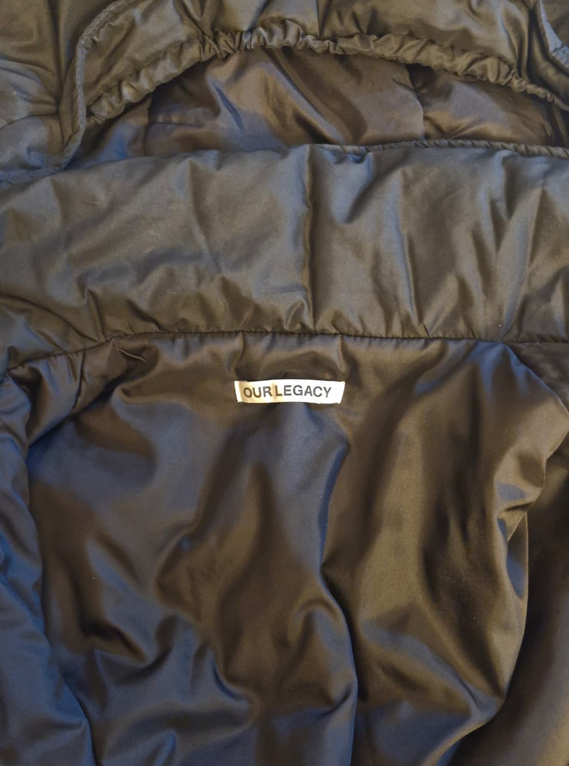 아워레가시 히드 프론트 파카 블랙 48사이즈 상품이미지3