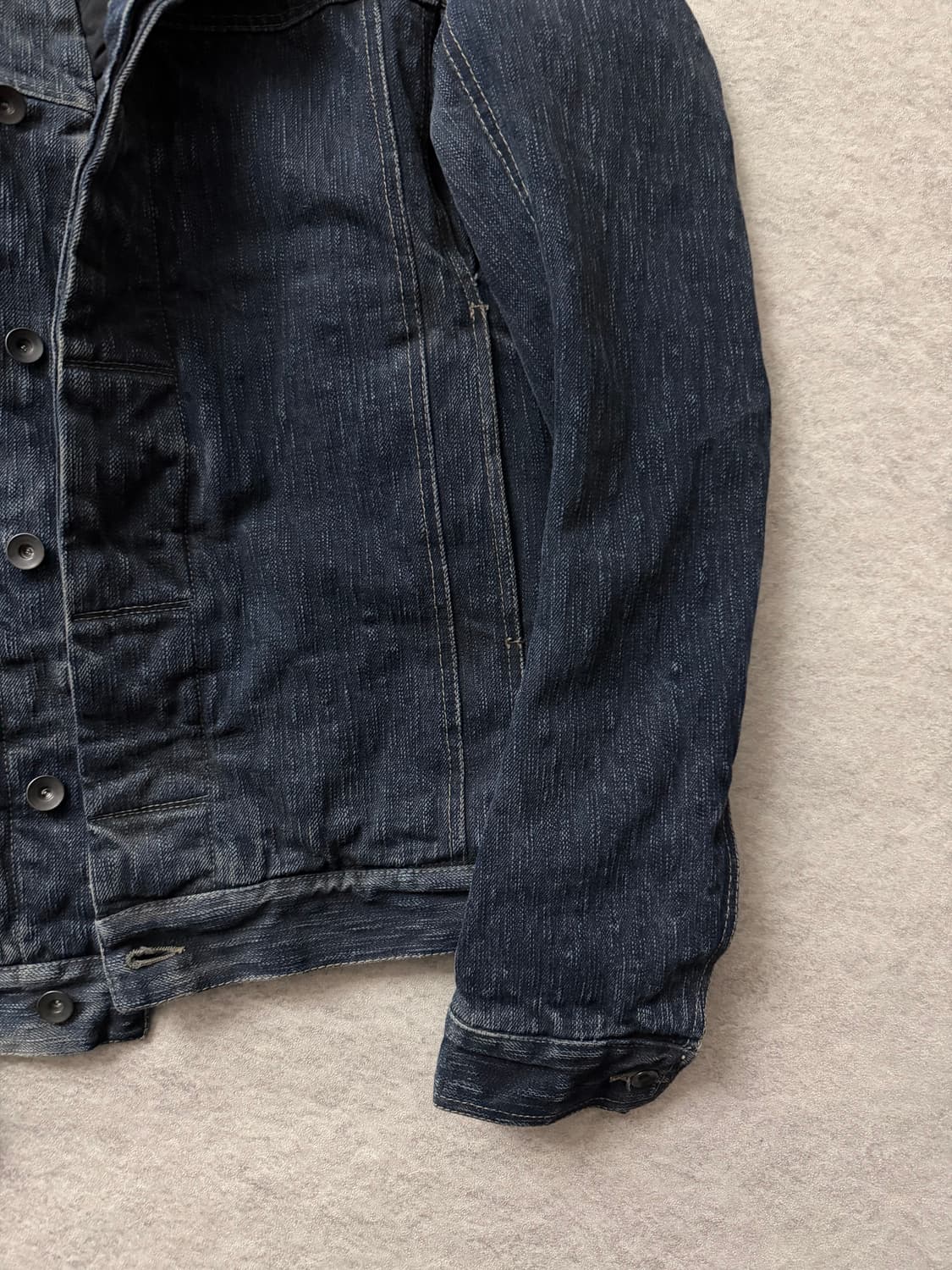 릭오웬스 다크쉐도우 슬레이브 패디드 데님 자켓 상품이미지5