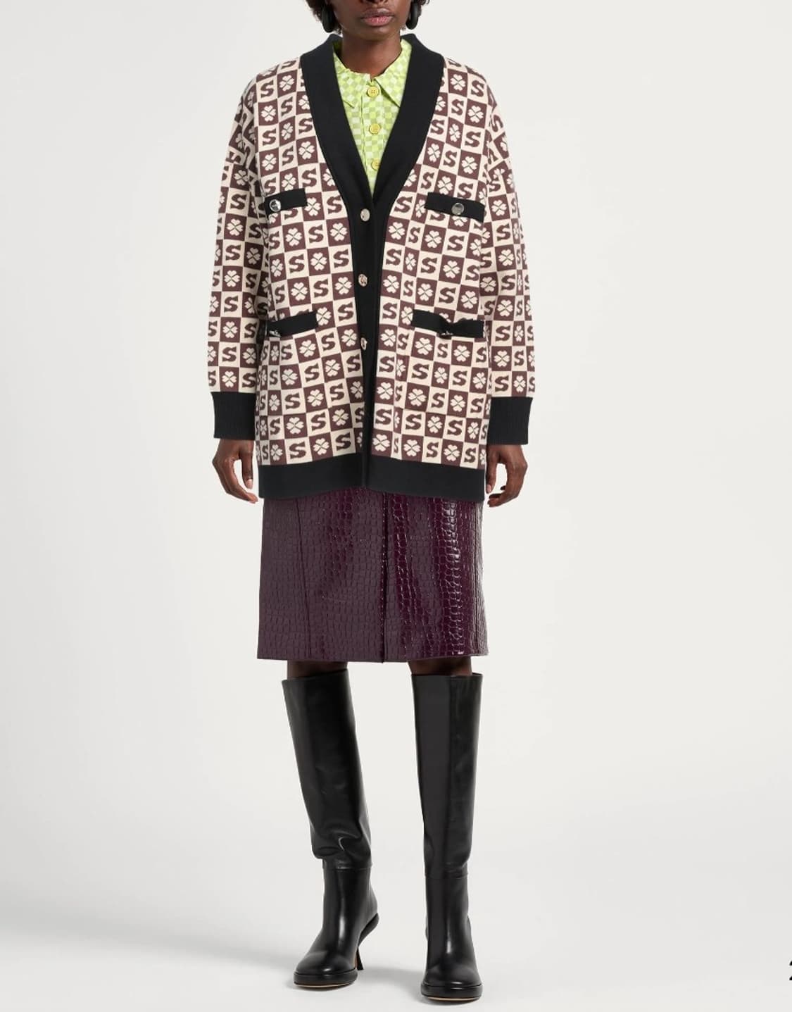 산드로 SANDRO 스트릭자켓  1사이즈 택달린 새제품 상품이미지1