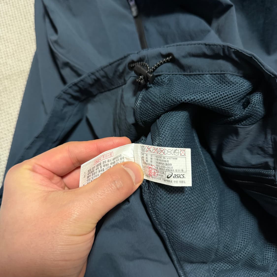 아식스 후드 윈드브레이커 상품이미지6