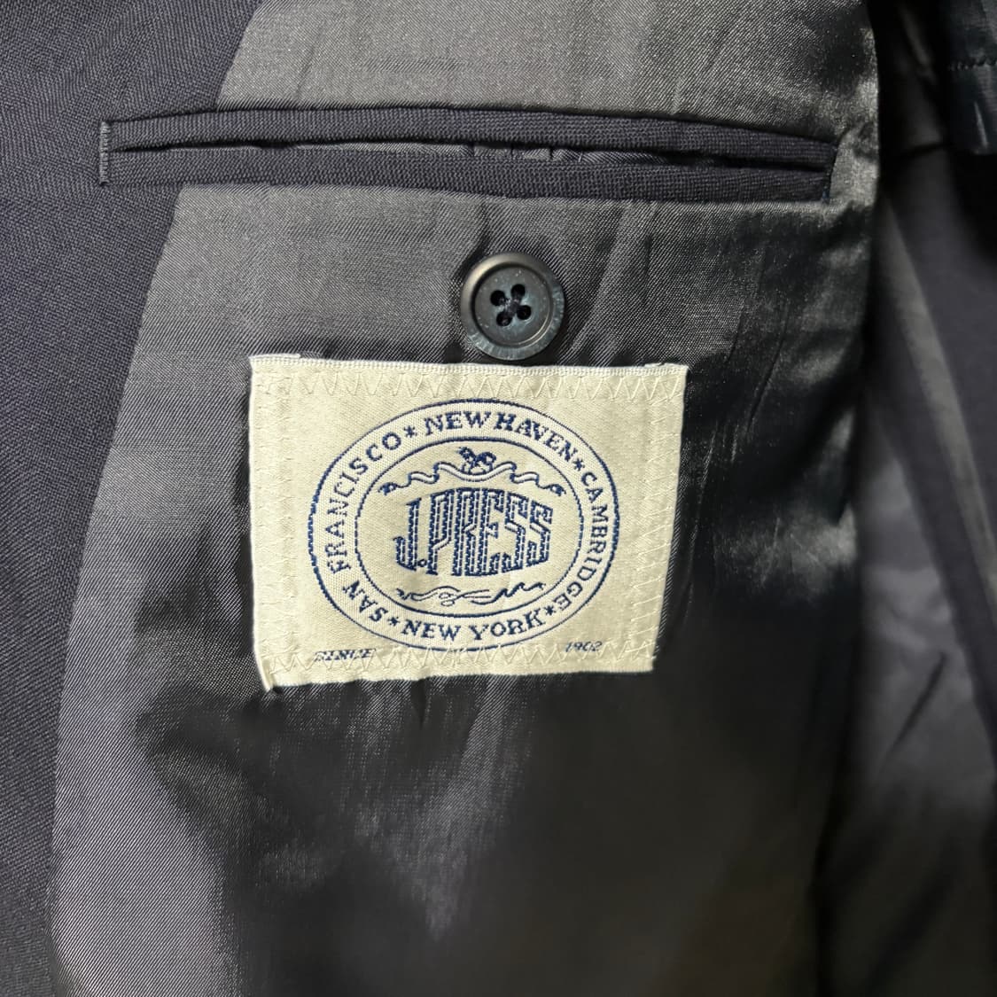 제이프레스 클래식 더블 금장 블레이저 / 네이비, M 상품이미지7