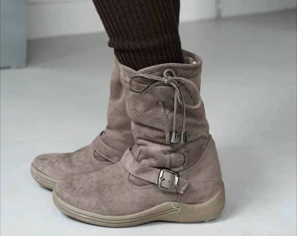 스웨이드 셔링 부츠 상품이미지1