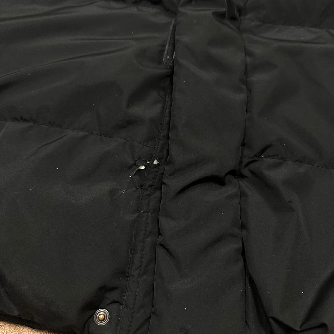 ✨ (바배) 노스페이스 화이트라벨 블랙 롱패딩 상품이미지6