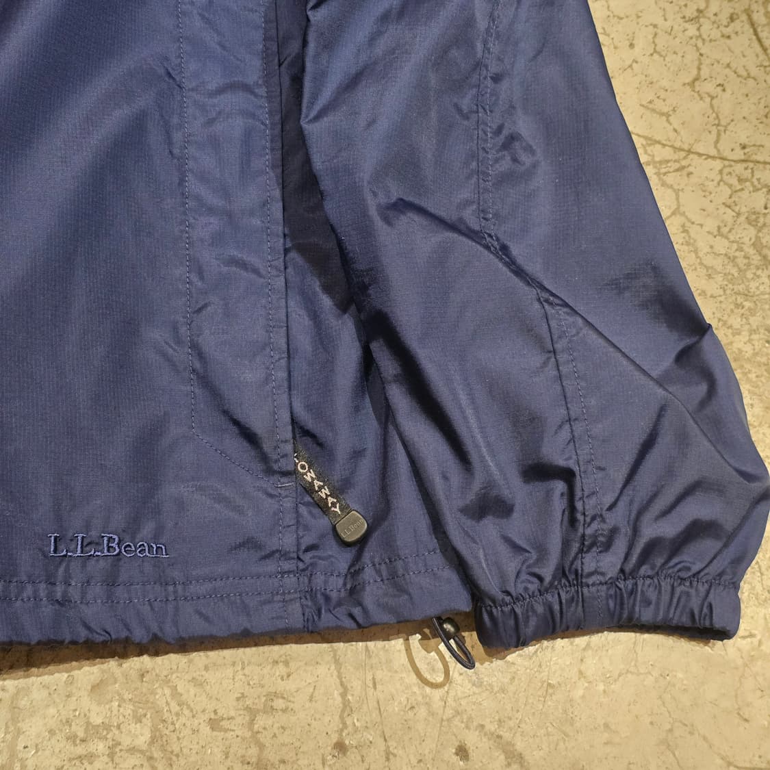 90s L.L.Bean 네이비 후드 아노락 상품이미지3