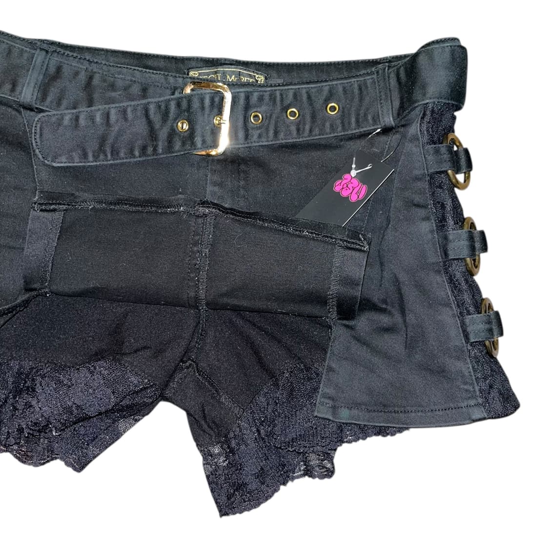 CECIL McBEE 세실맥비 벨트 사이드링 숏스커트팬츠 갸루y2k 상품이미지2