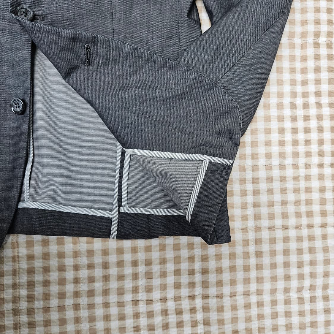 올젠 린넨 간절기 블레이저 자켓 남자100 상품이미지5