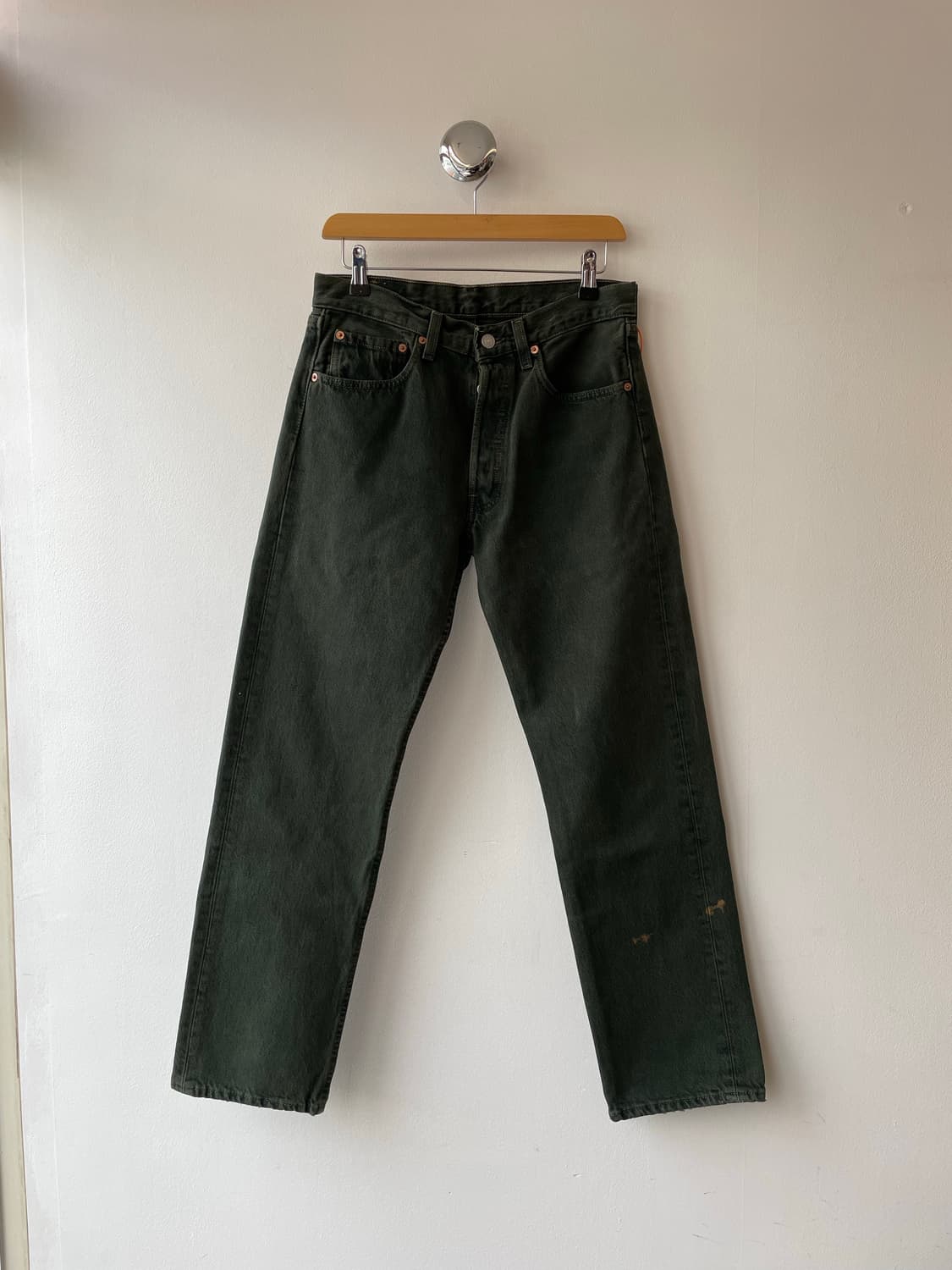 90‘s USA Levi’s 501 Dark Green 31 x 30 상품이미지2