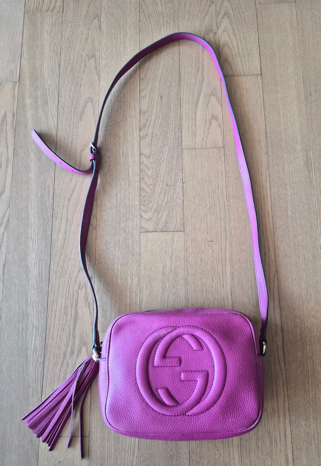 (정품) 구찌 디스코백 퍼플 (명품 여자 크로스백 가방 숄더백) 상품이미지1