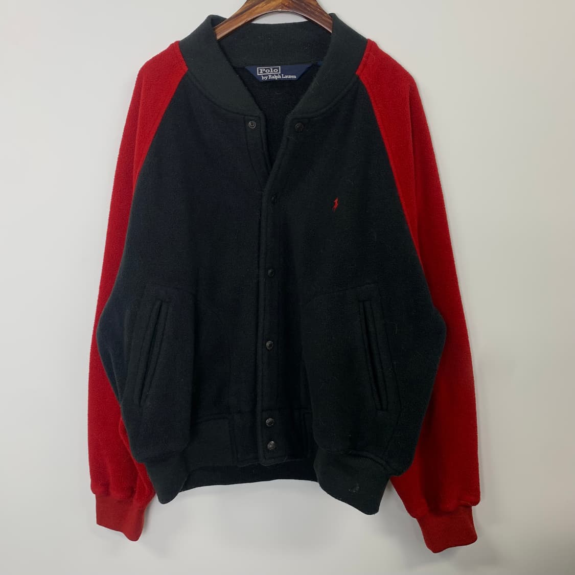 폴로 랄프로렌 90s 나그랑 배색 플리스 자켓  상품이미지3