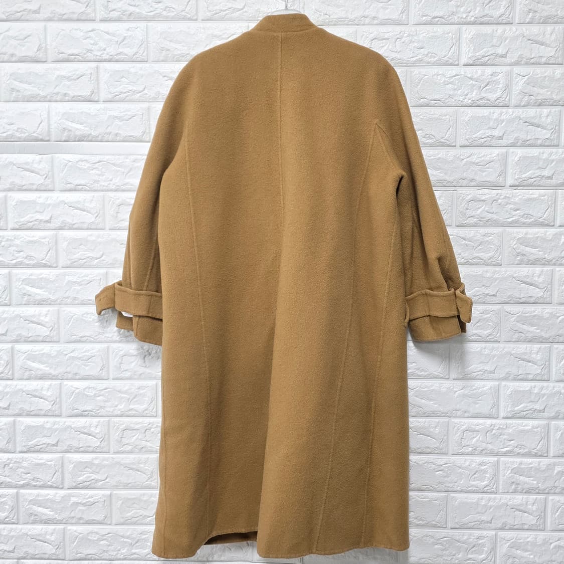 택포//  21s 한섬 SJSJ 캐시미어 코트 M 상품이미지4