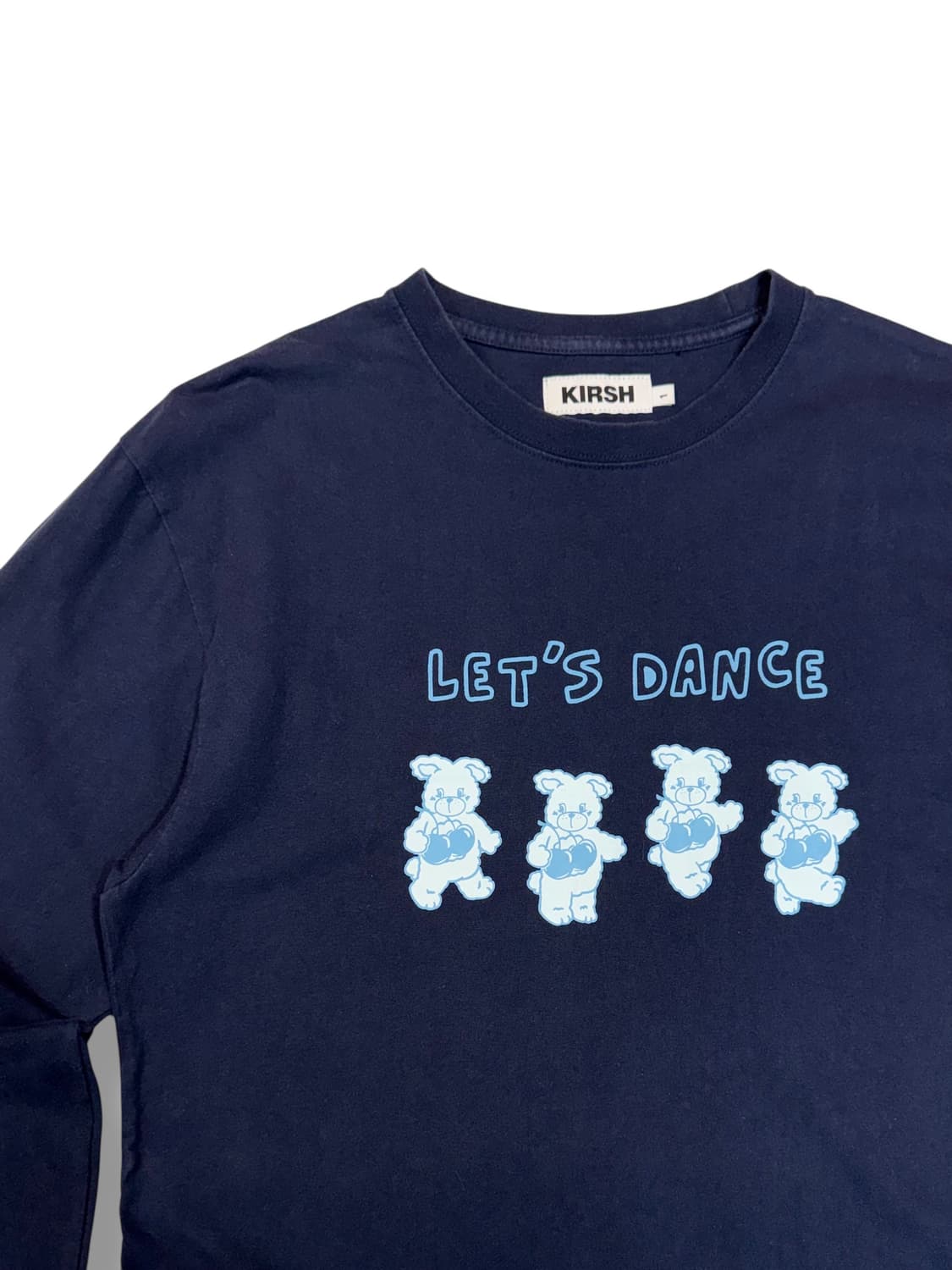 키르시 렛츠댄스 곰돌이 롱슬리브 티셔츠 (M)   상품이미지2