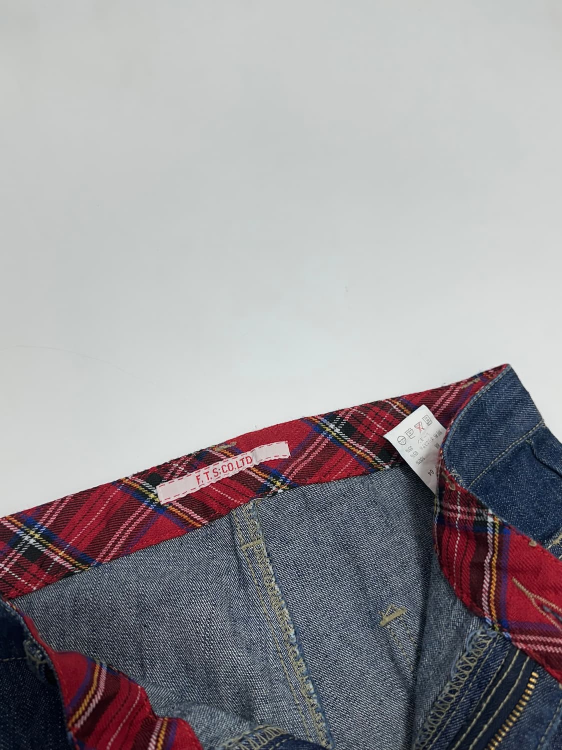 Japanese vintage 일본빈티지 y2k 패치 데님팬츠 상품이미지6