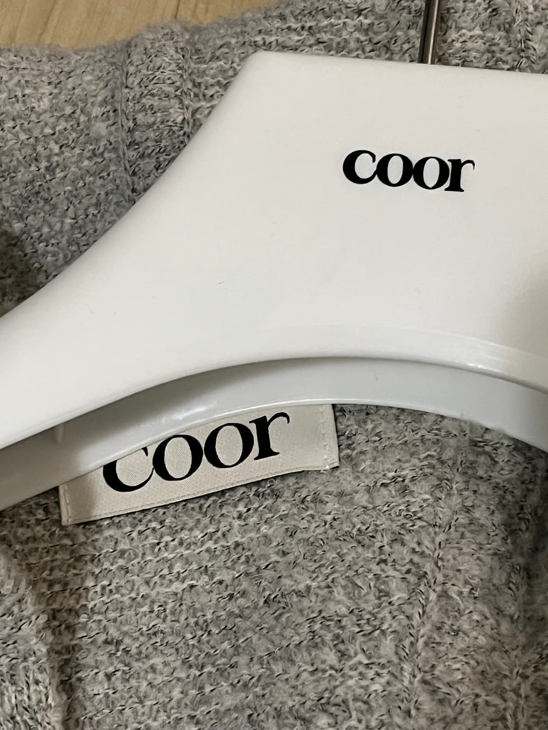 쿠어 후드집업 니트 상품이미지5