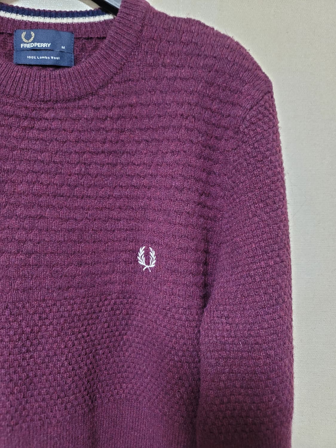 프레드페리 램스울 니트 상품이미지3