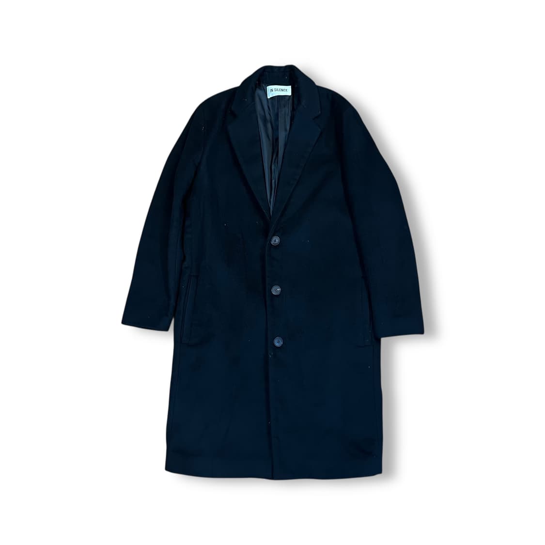 인사일런스 울캐시미어 싱글 코트 상품이미지1