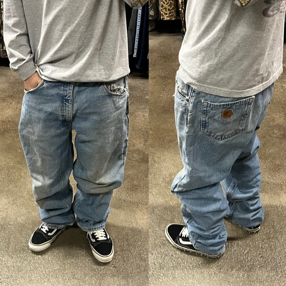 칼하트 플리스 라인드 데님 팬츠 (36) 상품이미지1