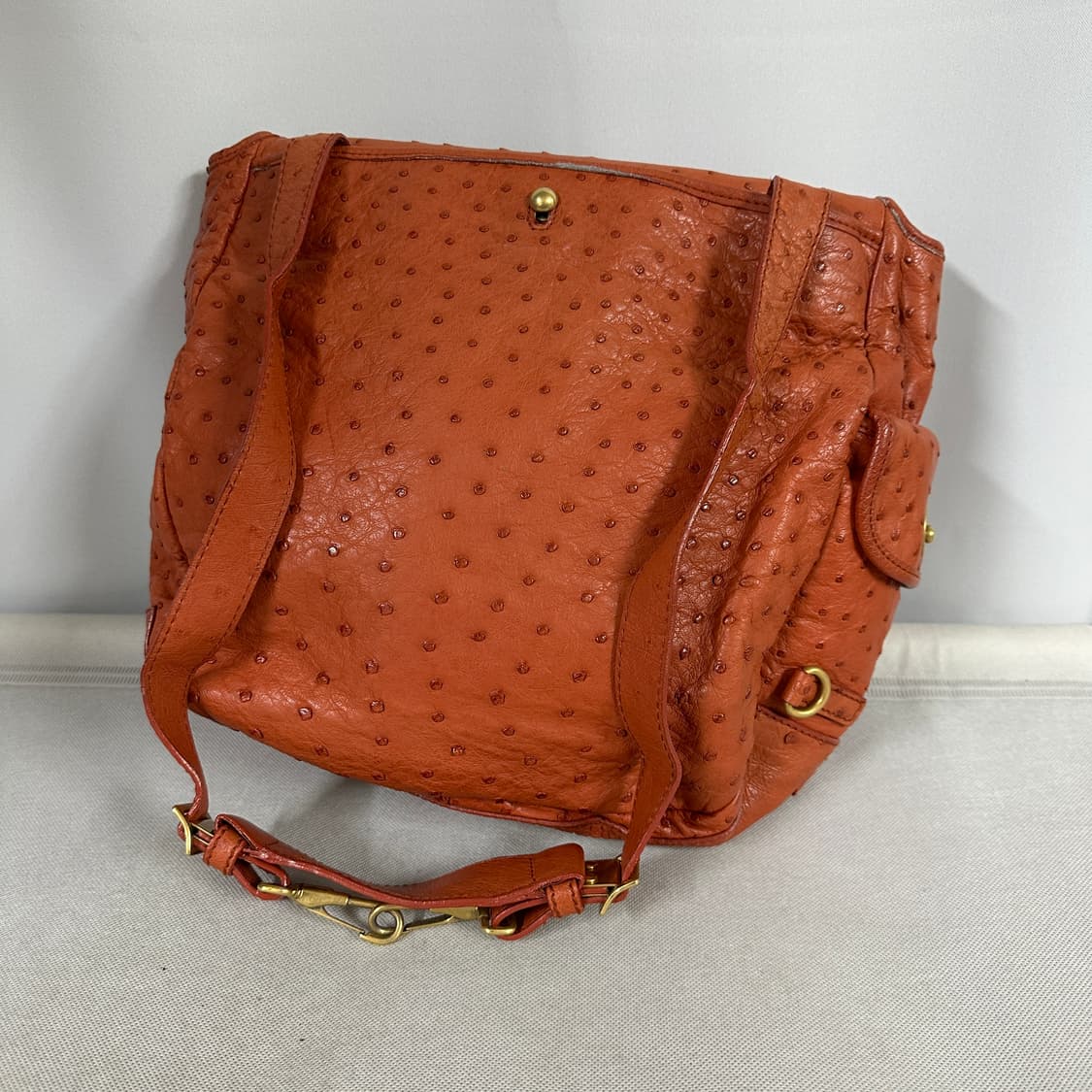 입생로랑 낙타가죽 플립백 오렌지 상품이미지2