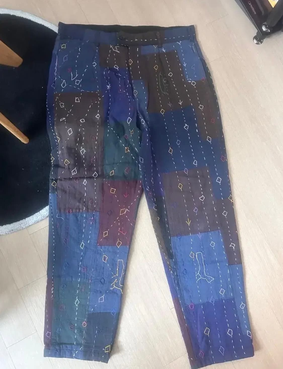 엔지니어드가먼츠 SQUARE HANDSTITCH CARLYLE PANTS 상품이미지1