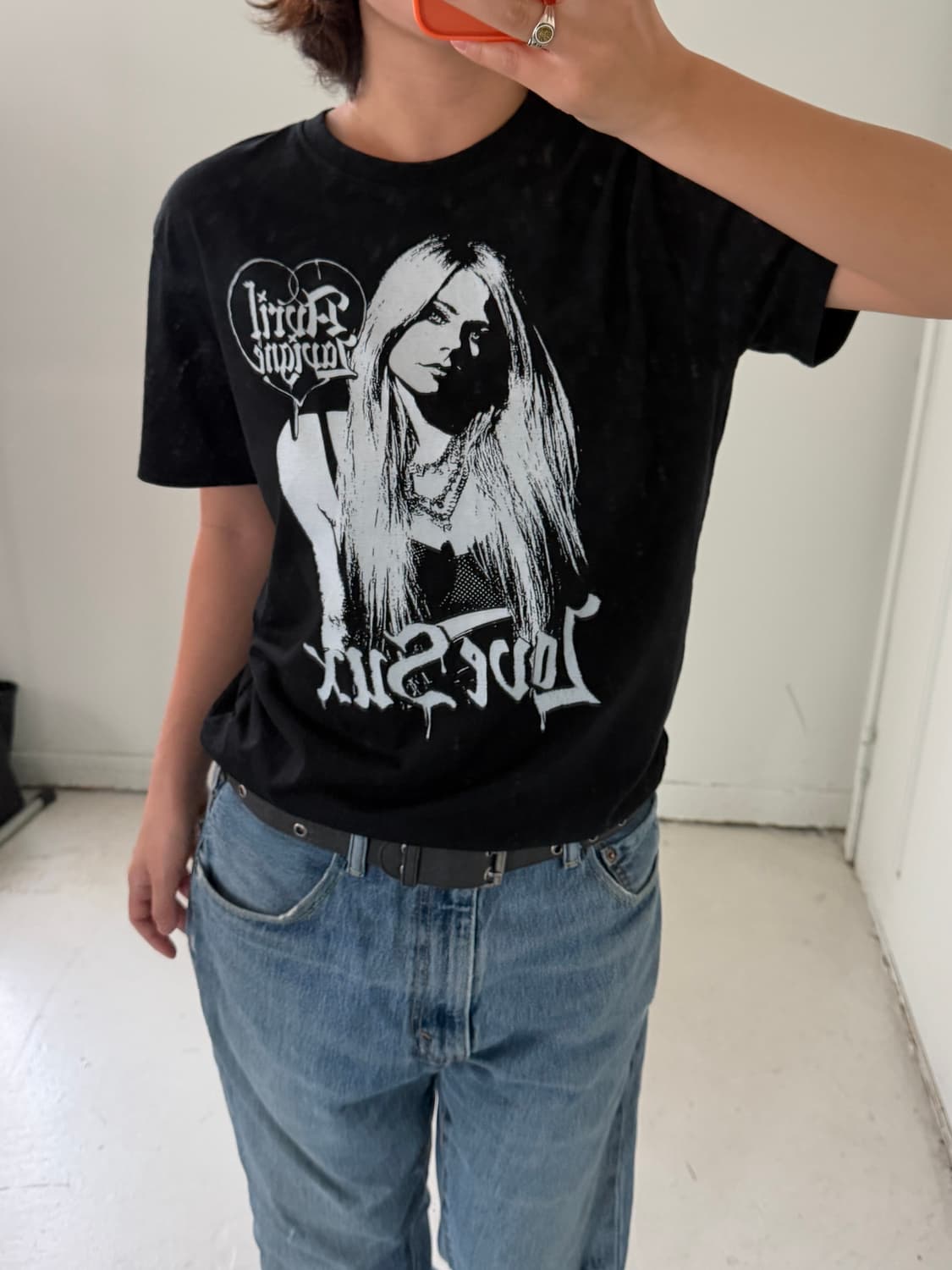 Avril Lavigne 에이브릴 라빈 빈티지 반팔티 상품이미지3