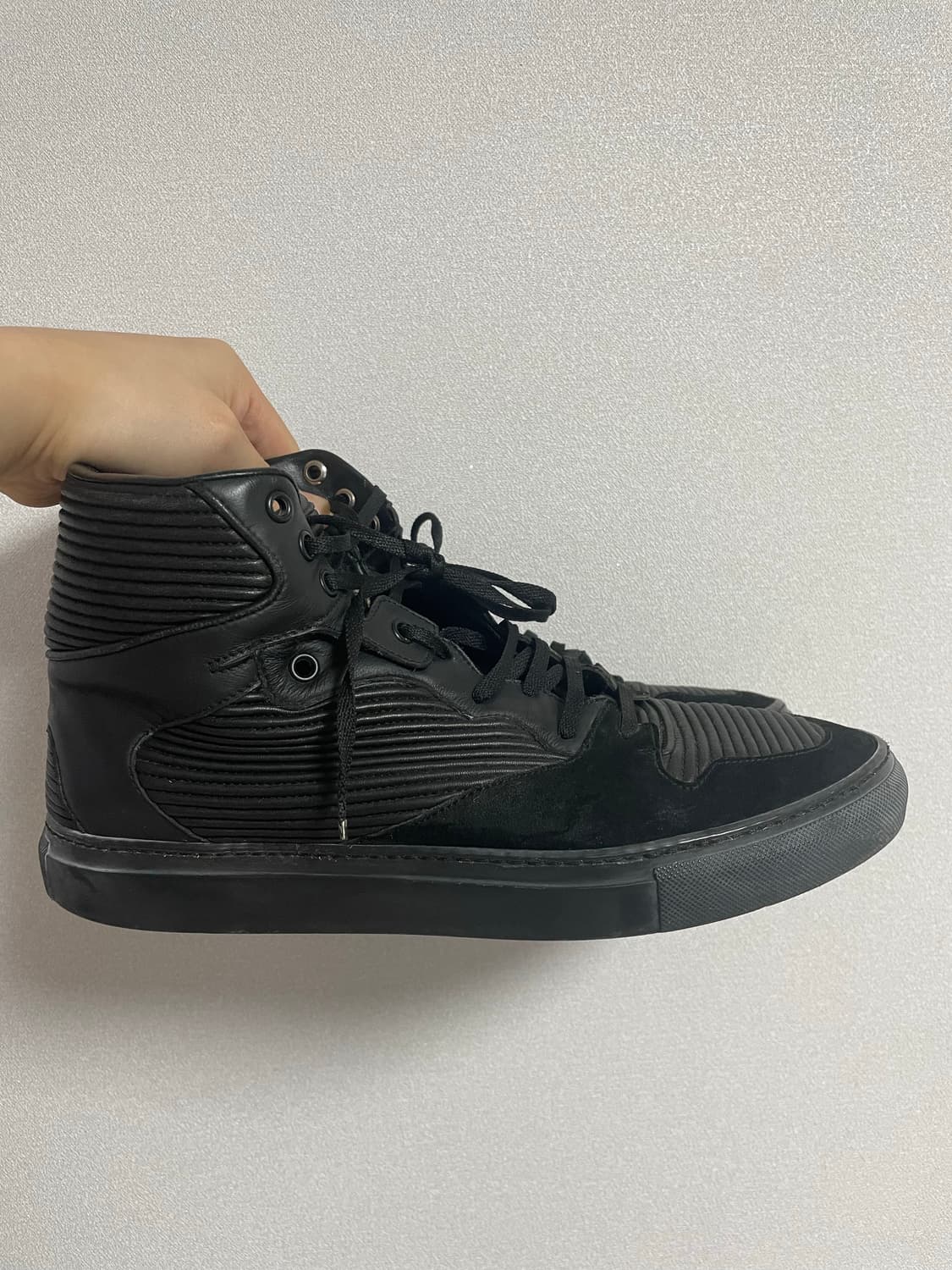 발렌시아가 하이탑 블랙 상품이미지2