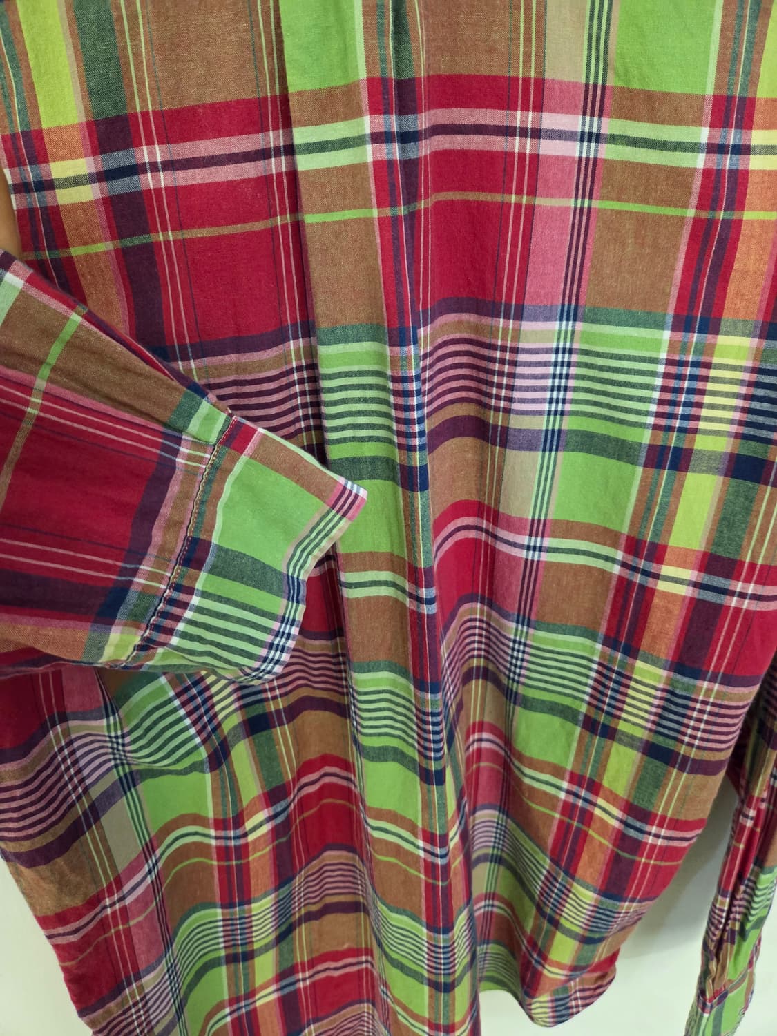 폴로 남성 체크 셔츠 상품이미지7