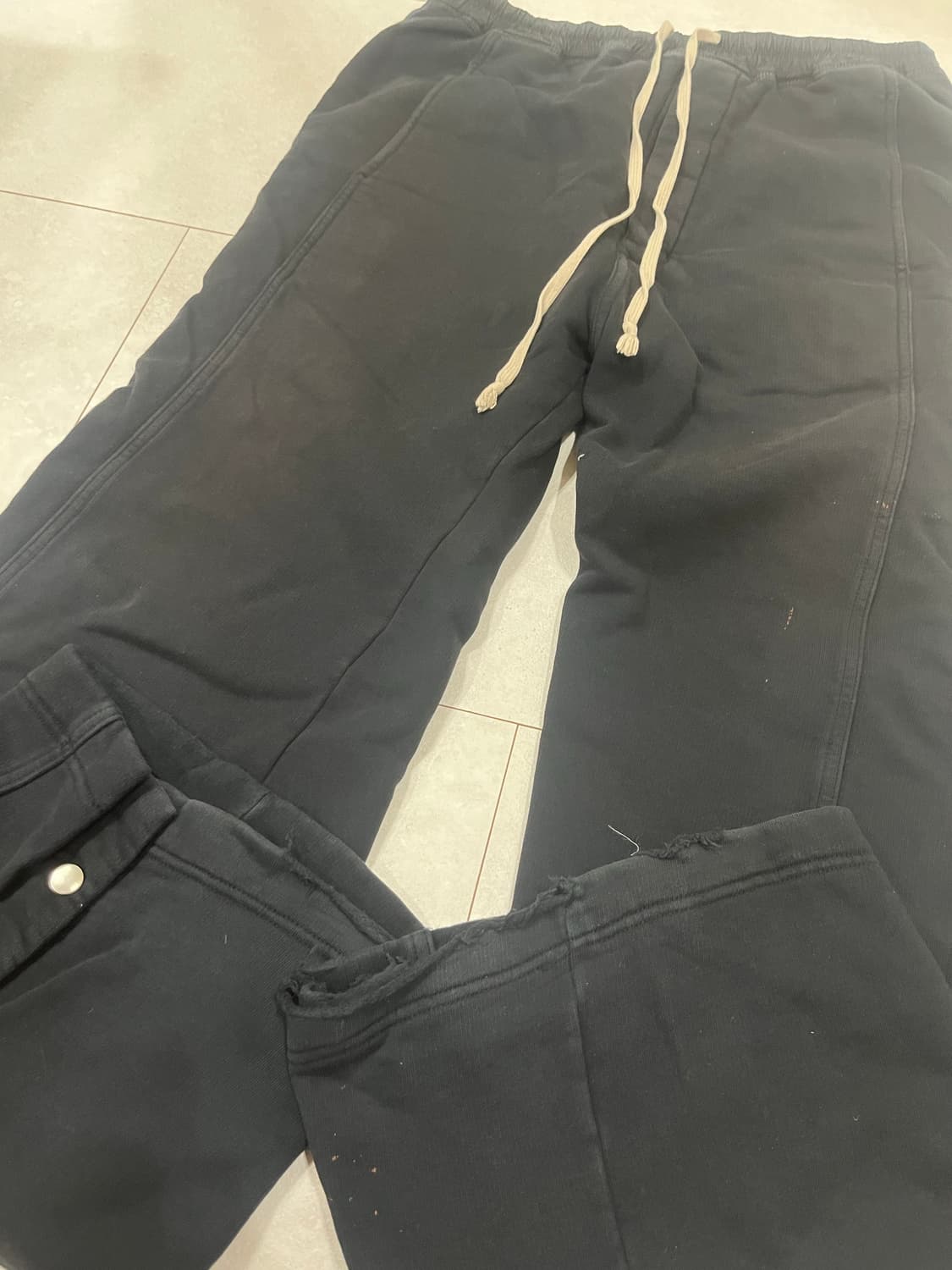 릭오웬스 사이드버튼 팬츠 상품이미지2