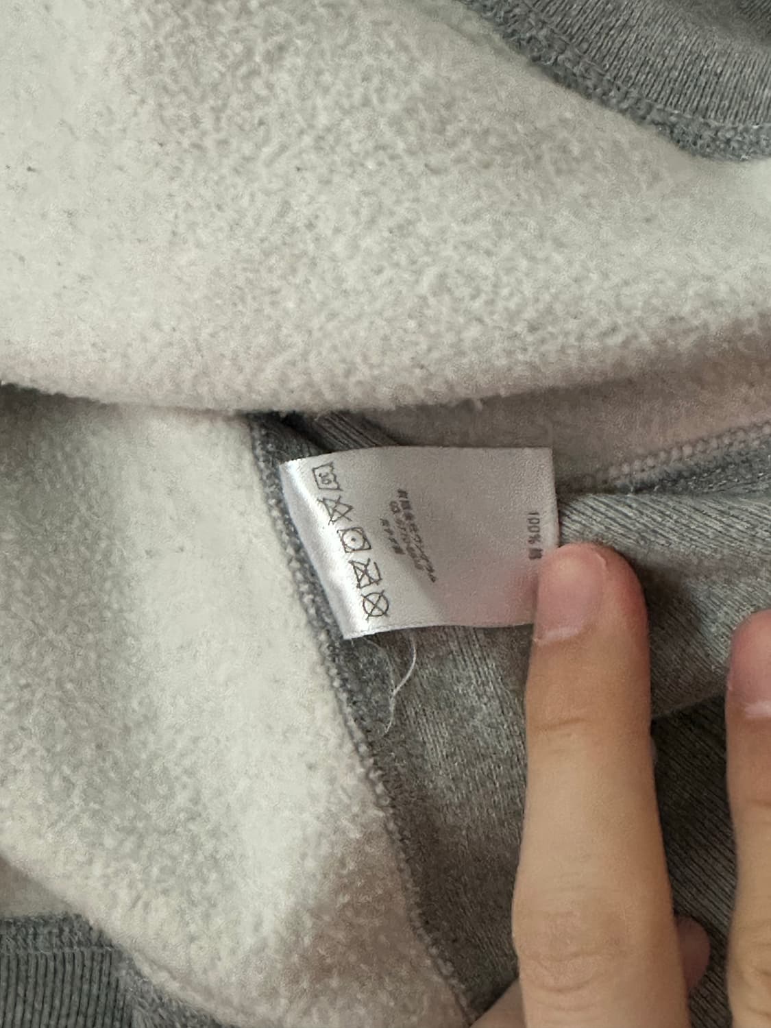 XL 슈프림 박스로고 맨투맨 그레이 상품이미지6