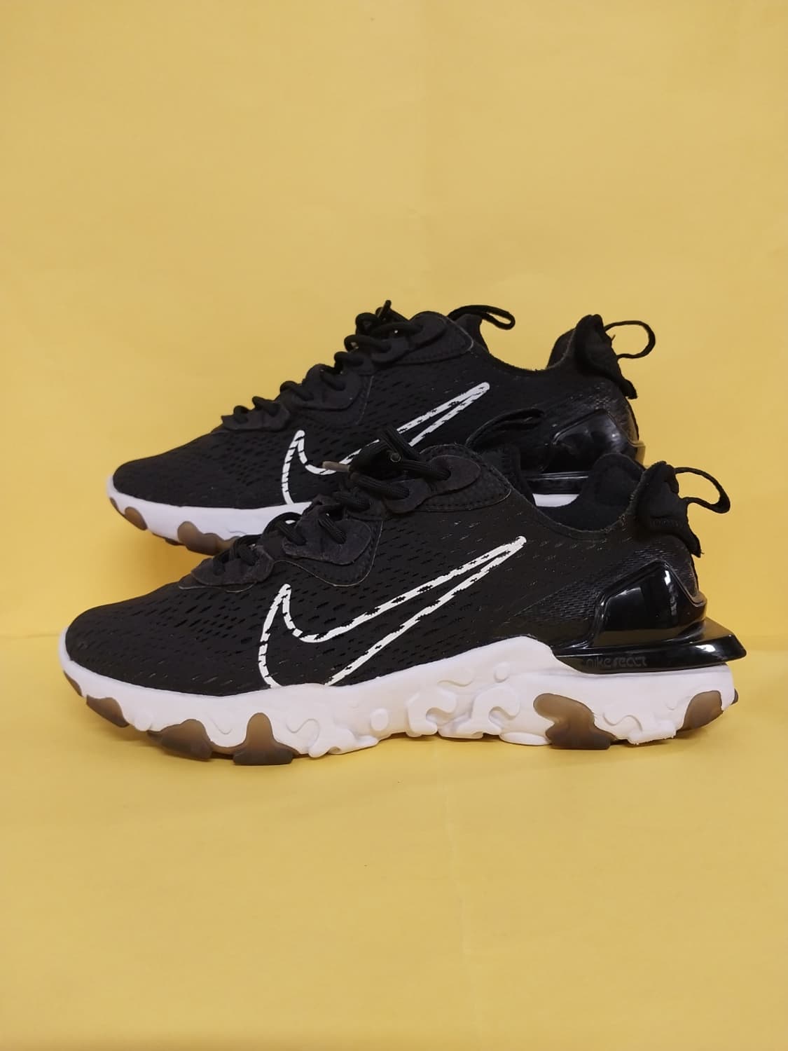 남성 나이키 리액트 비건 블랙화이트 운동화 (255) 상품이미지1