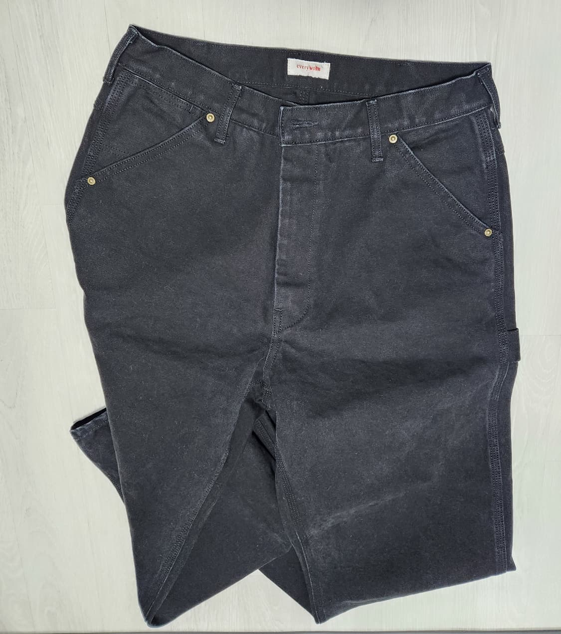 에브리원 워크팬츠 블랙 2사이즈 상품이미지1