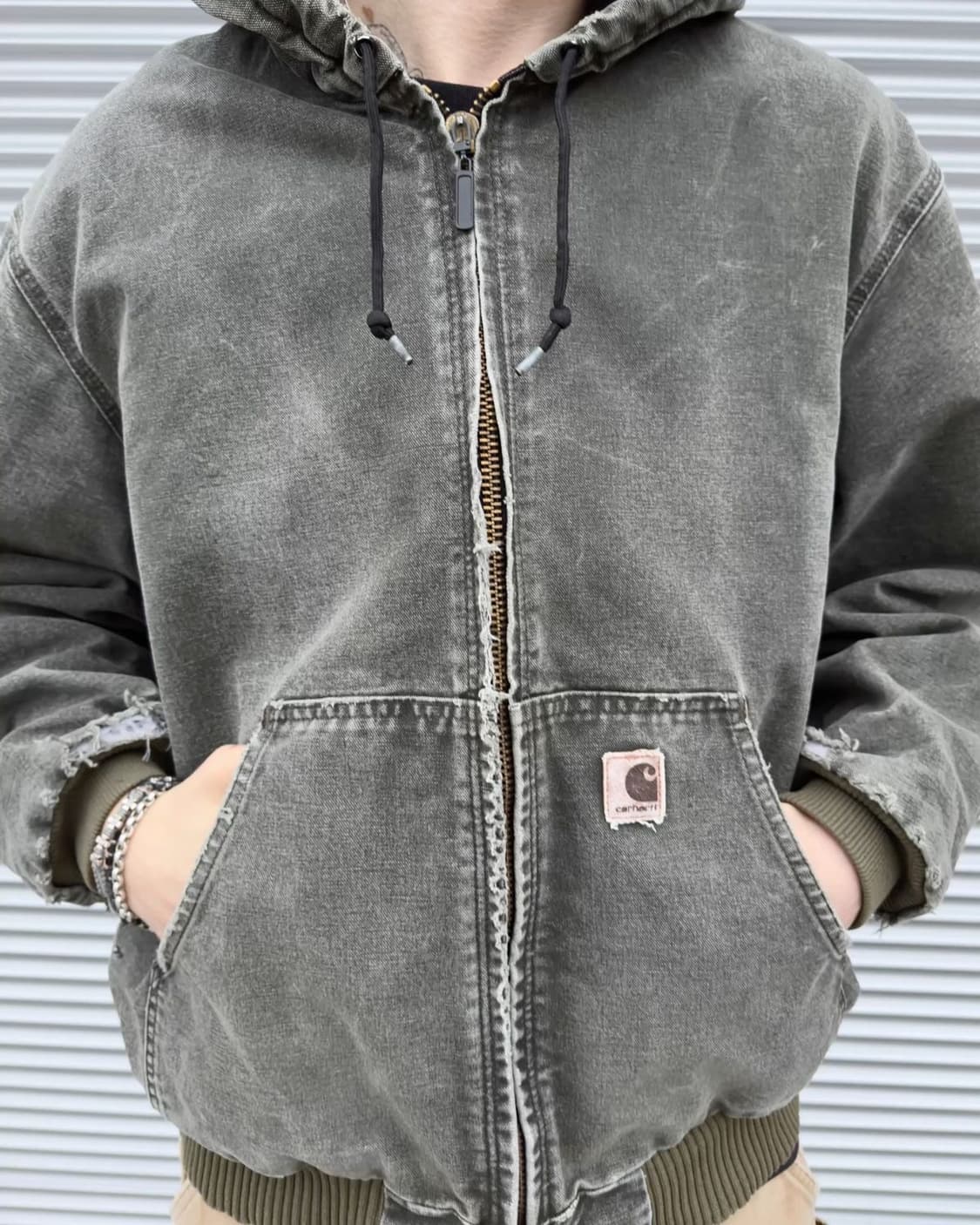 [XL] USA 칼하트 j68 액티브 자켓 블랙 상품이미지5