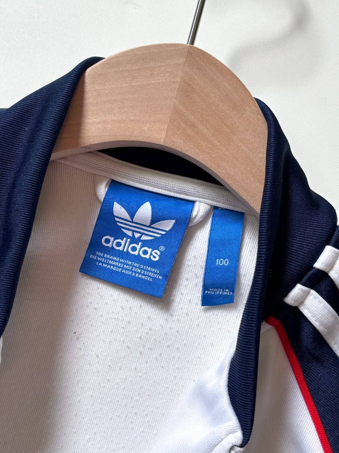 Adidas 아디다스 슈퍼스타 화이트 네이비 유넥 져지 상품이미지9