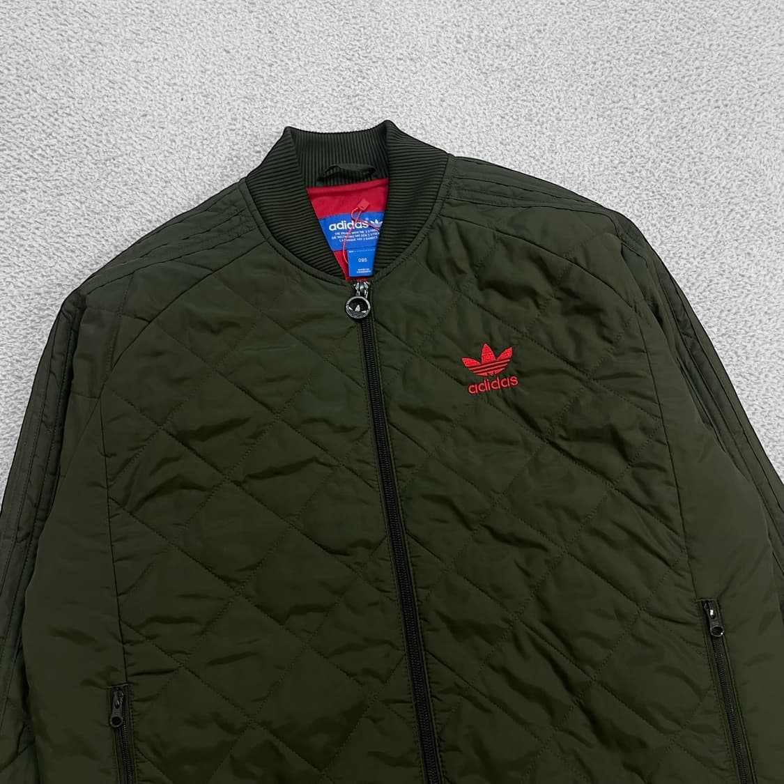 아디다스 슈퍼스타 퀄팅 자켓 카키 상품이미지2