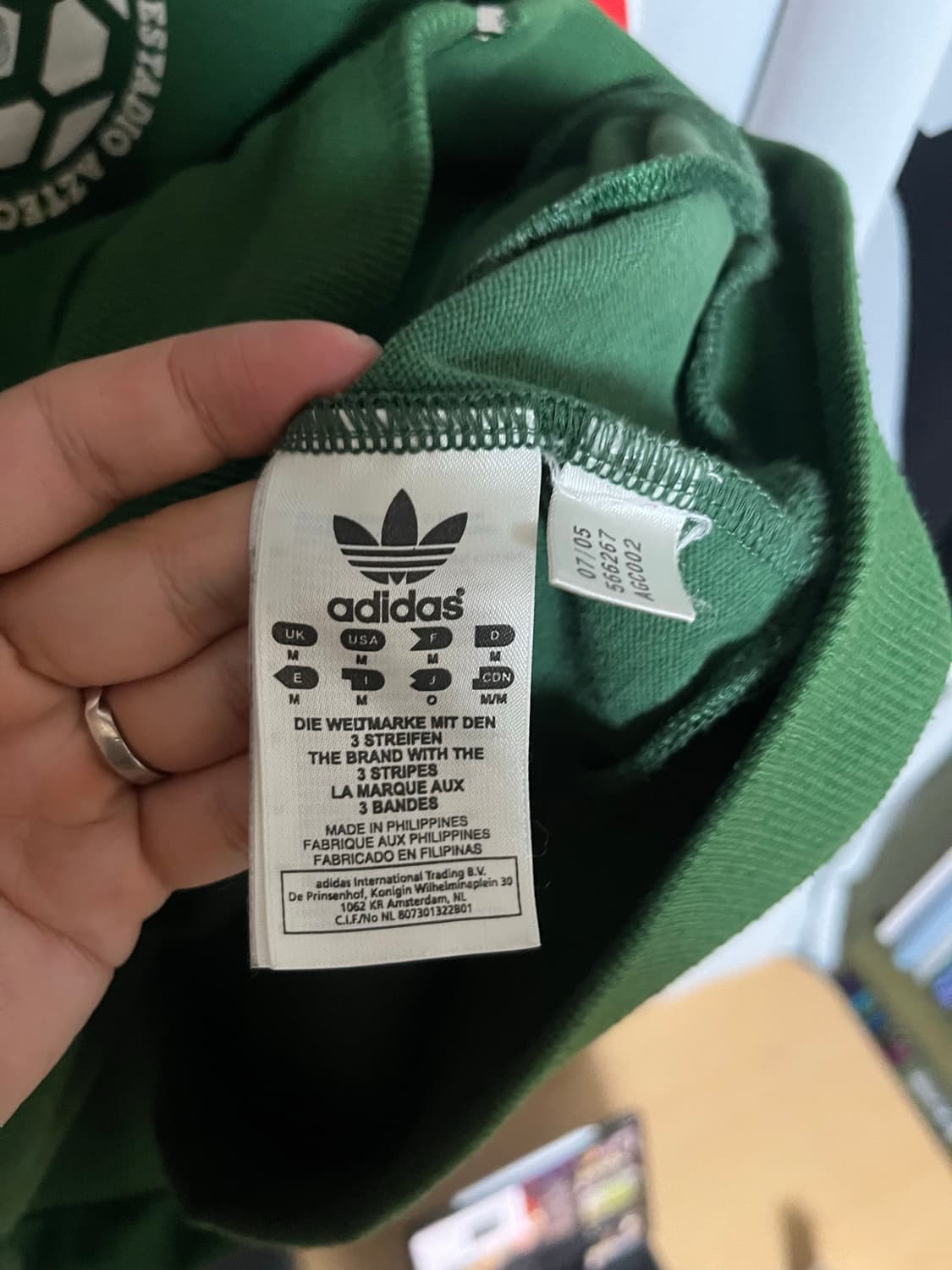 아디다스 멕시코 파이어버드 그린 져지 상품이미지3