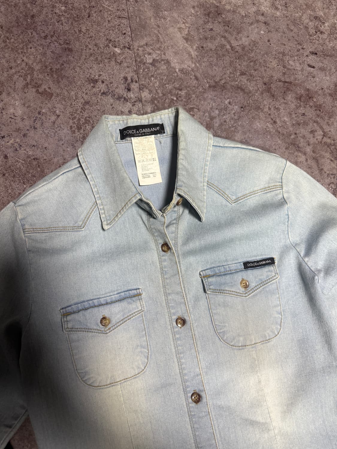 돌체앤가바나 데님셔츠 s 상품이미지1