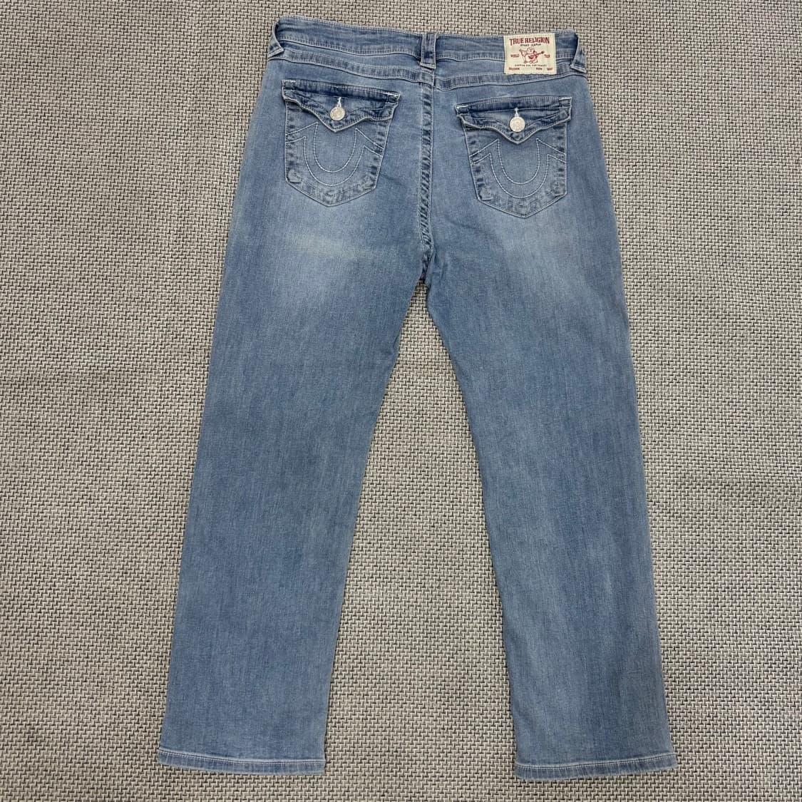 True Religion 섹션 로우시트 데님팬츠 상품이미지1
