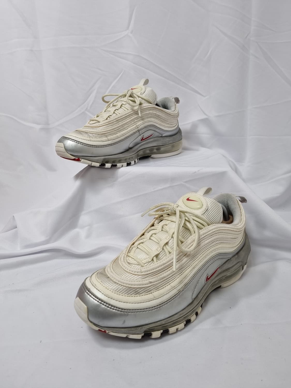 250 나이키 에어맥스 97 실버 화이트 스니커즈 상품이미지3