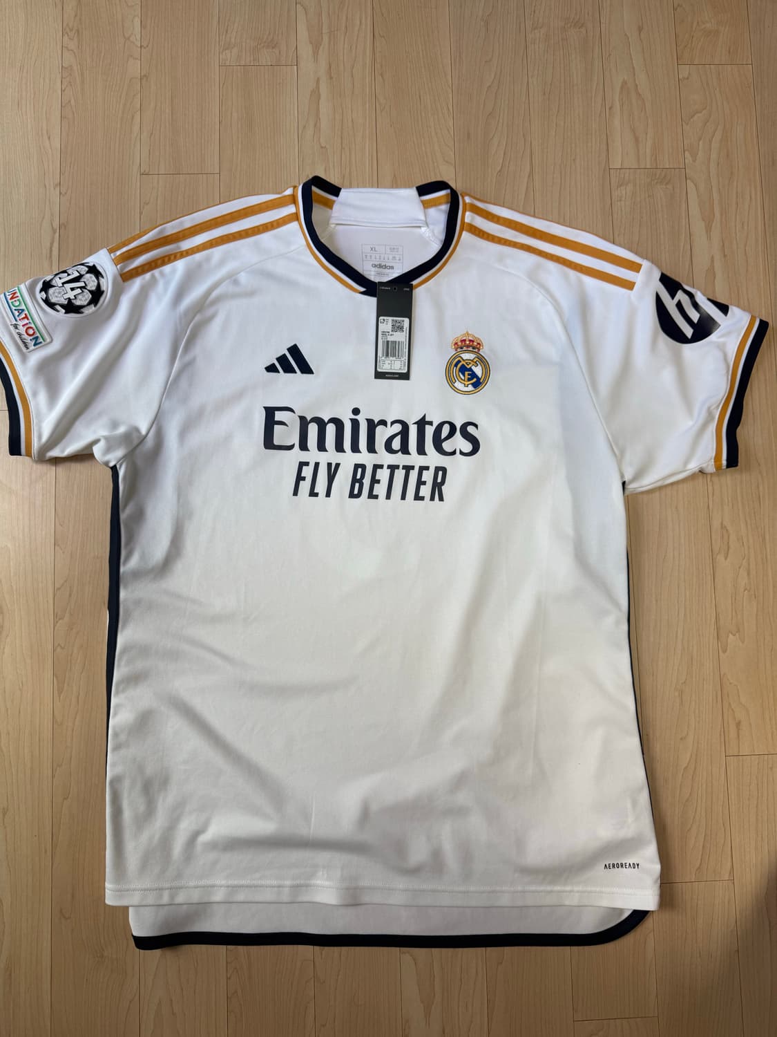 레알마드리드 23-24 챔스 홈 유니폼 (택o) 상품이미지1