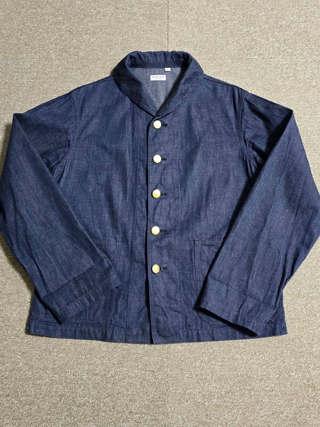 타임원클로딩 엣라스트 엣라코 데님 초기 세일러 커버올자켓44 부처프로덕츠 상품이미지1