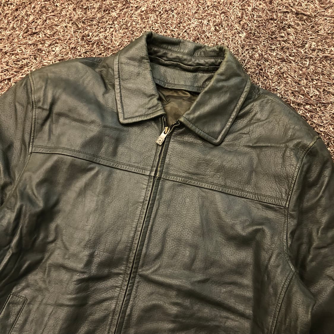 피에르가르뎅 양가죽 집업 레더 가죽 자켓 상품이미지2