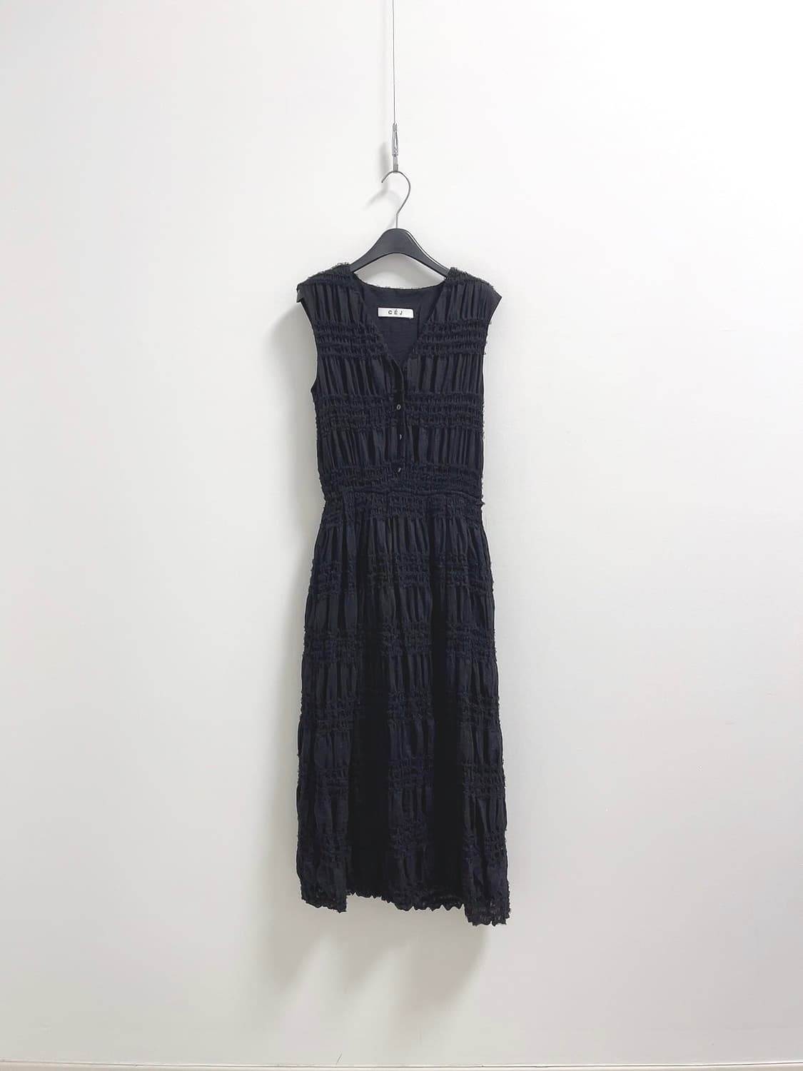 코스 플리츠 원피스 블랙 상품이미지6