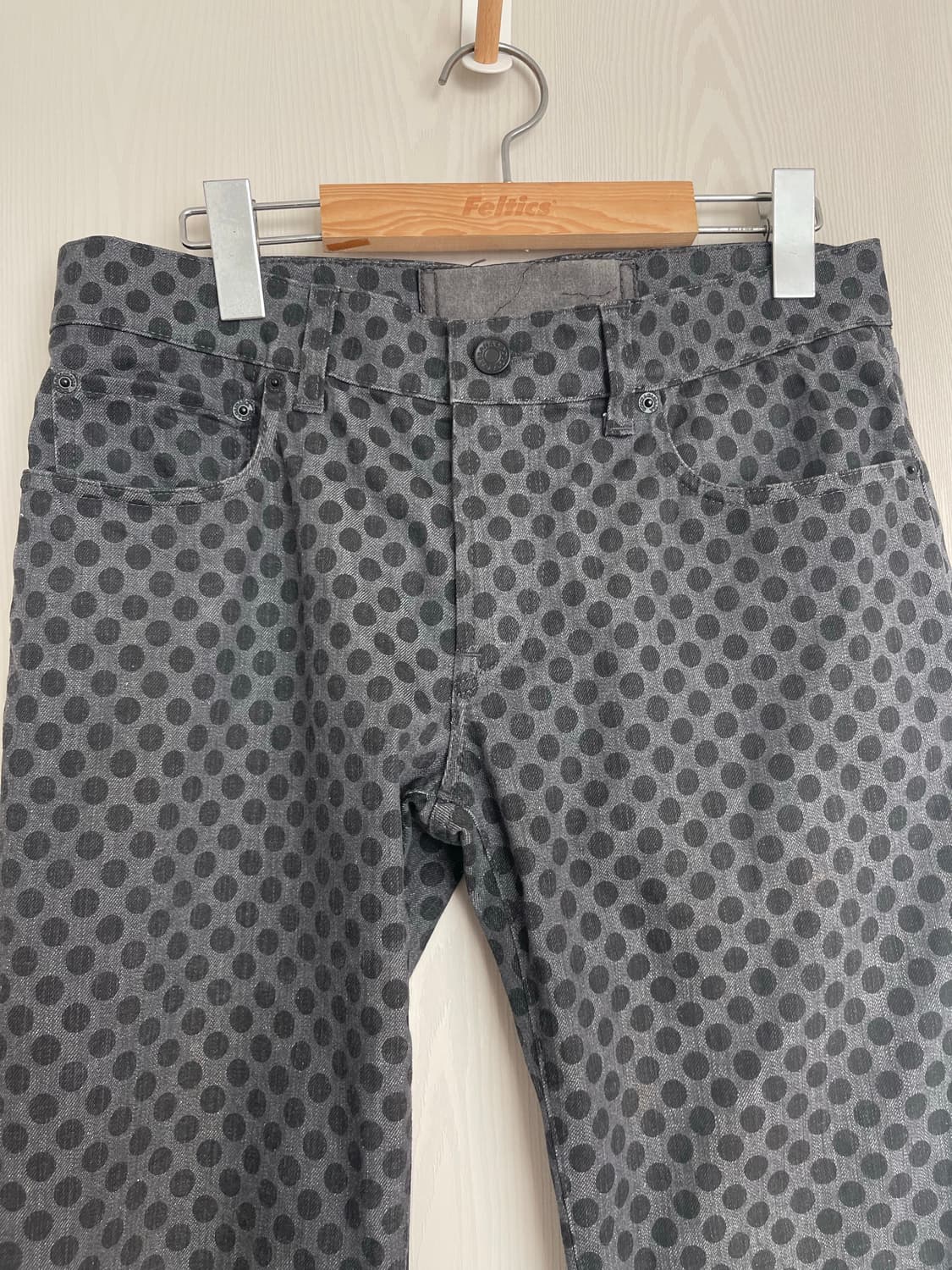 D&G  도트패턴 그레이 strech 14 데님 청바지 46(30) 상품이미지2