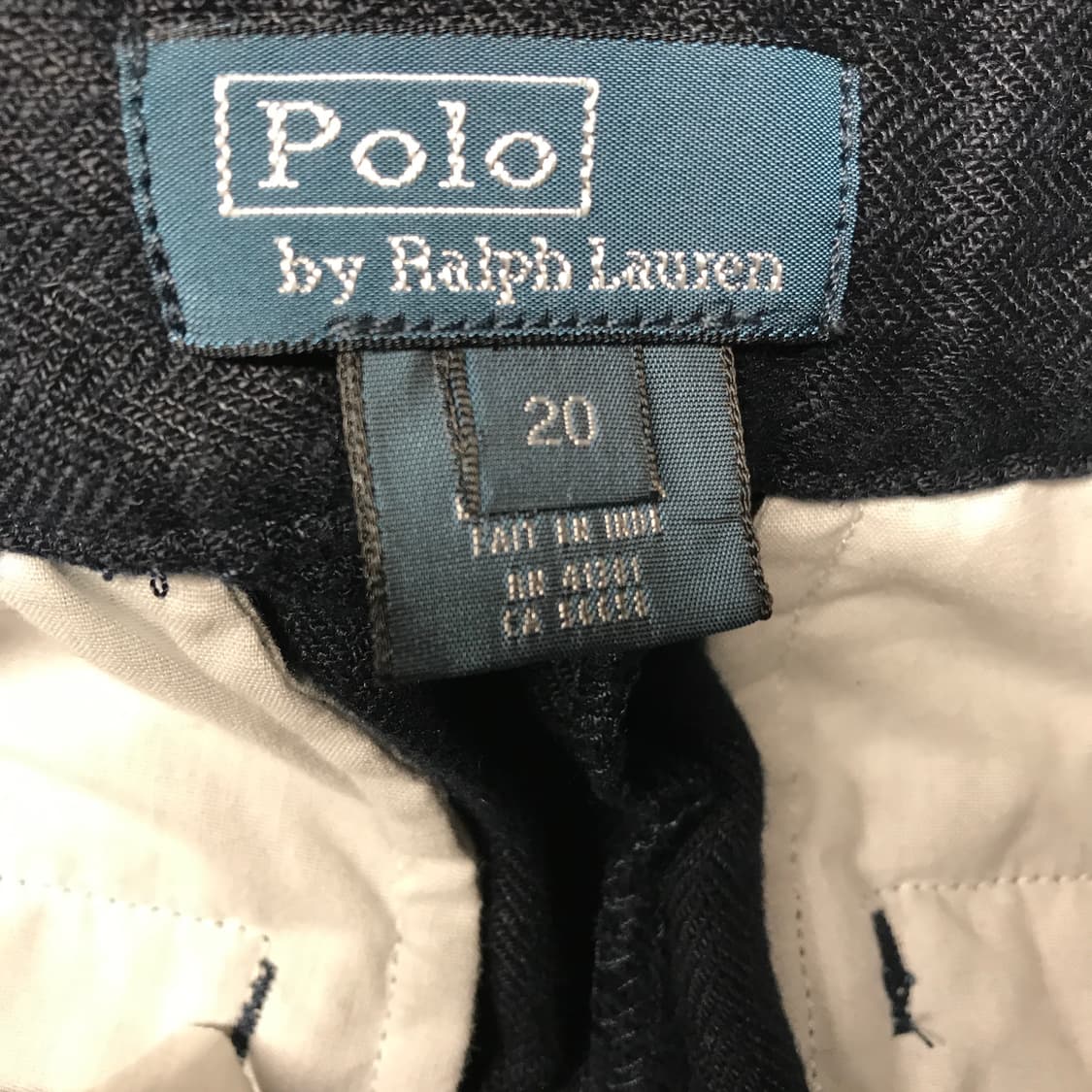 폴로 랄프로렌 린넨 치노 팬츠 네이비 20 상품이미지6