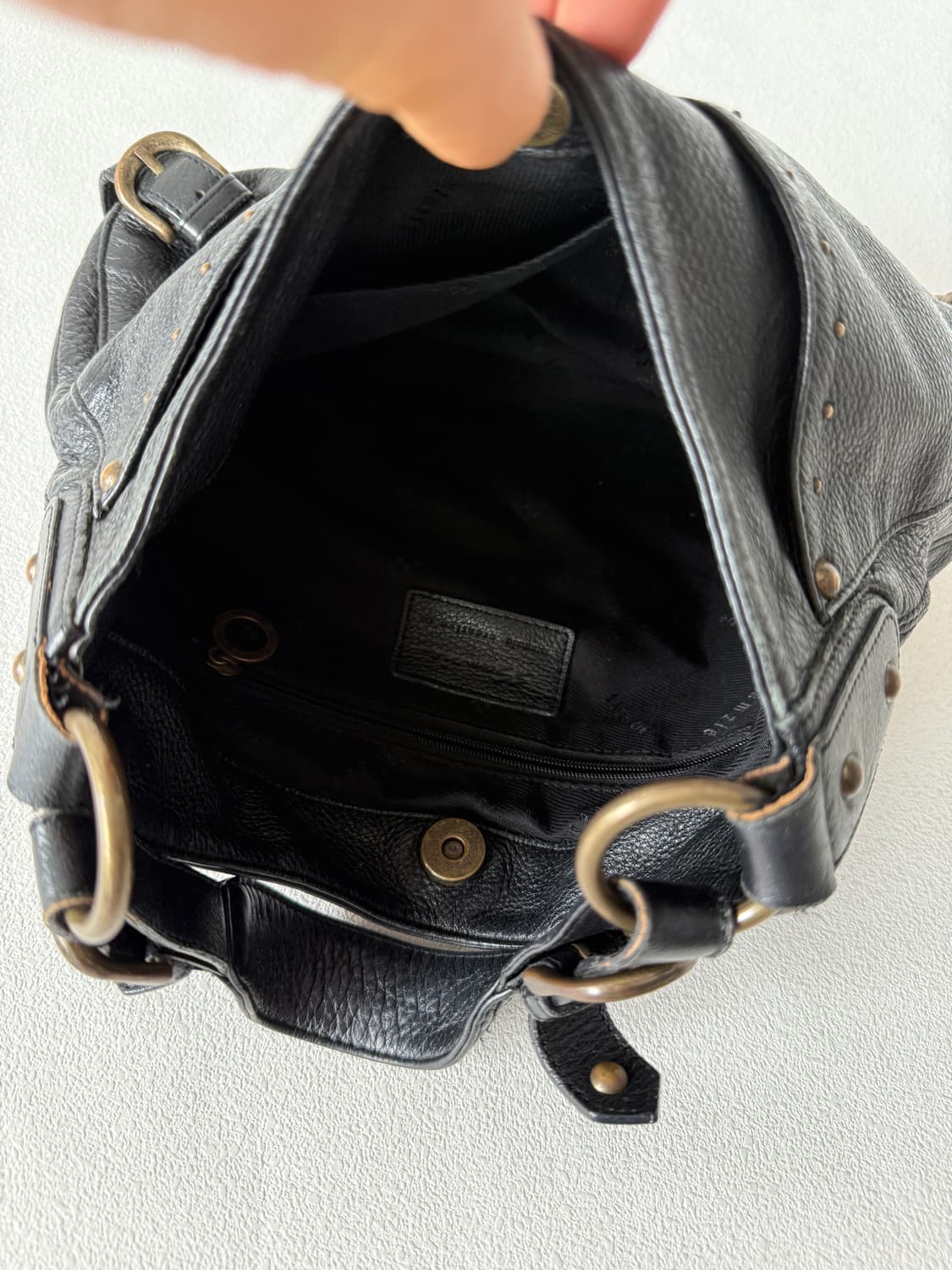 Pre owned 레더 숄더백 상품이미지6