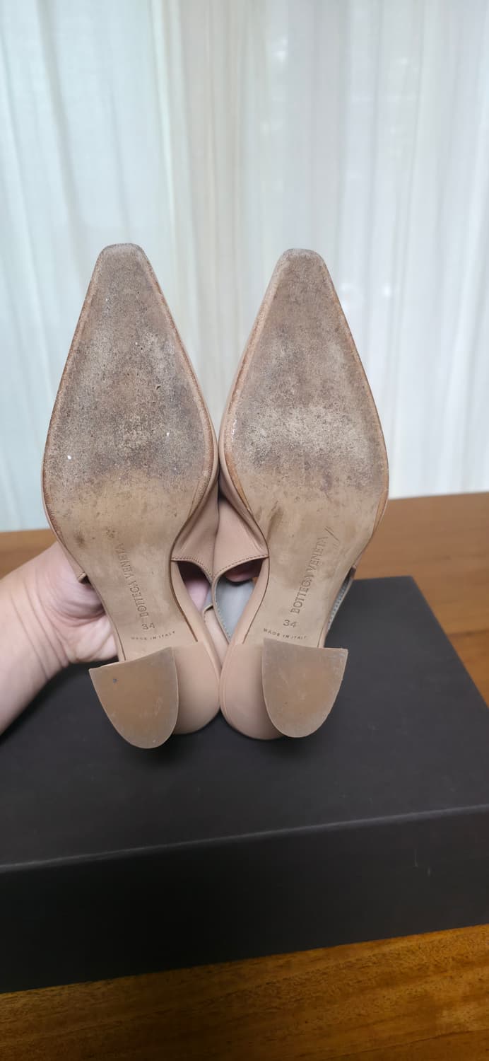(225) 보테가 베네타 램스킨 아몬드 펌프스 상품이미지7