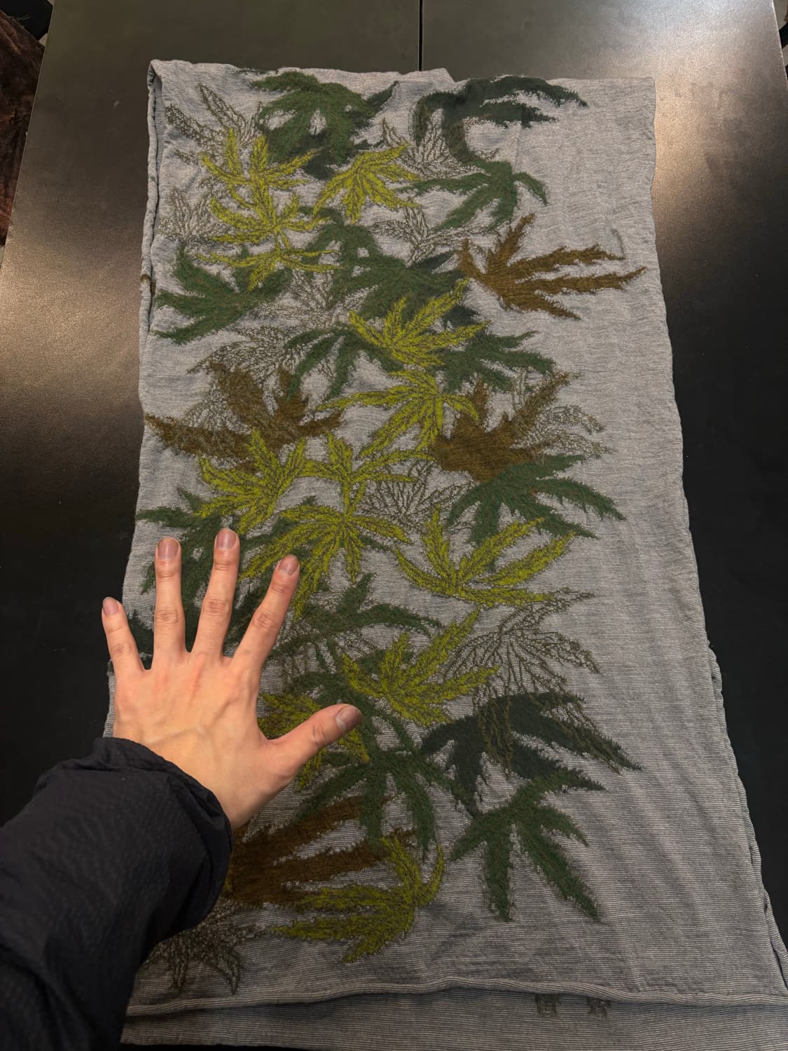 캐피탈 대마초 축융 울 머플러 상품이미지2