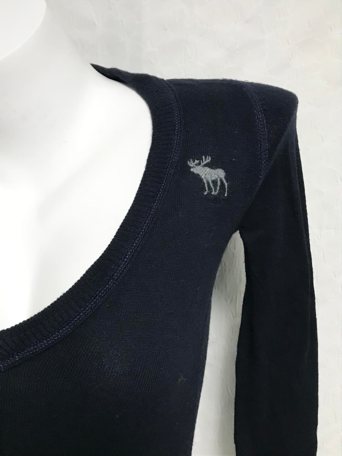 빈티지 아베크롬비 핀터깔 딱붙핏 니트 롱슬리브 탑 상품이미지4