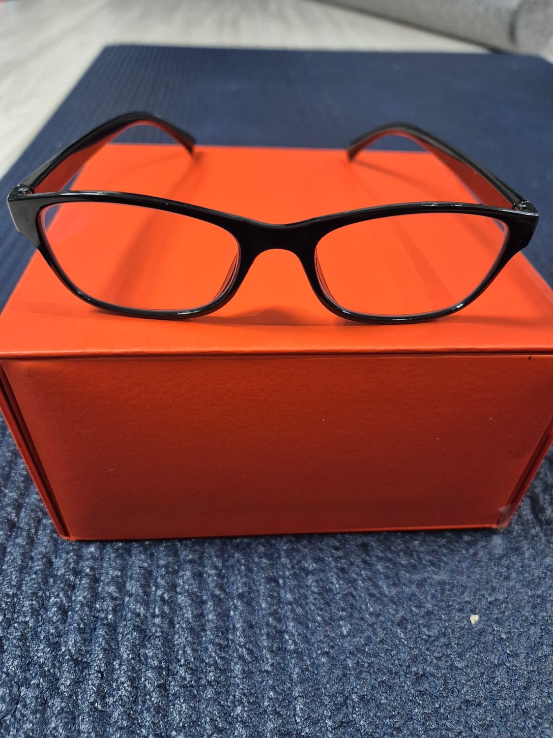 검정 뿔테 안경 (도수없음) 상품이미지2