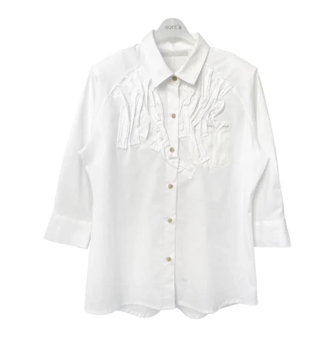 (택ㅇ새상품) 에옹쓰 프릴 셔츠 eonts frill shirt 상품이미지1
